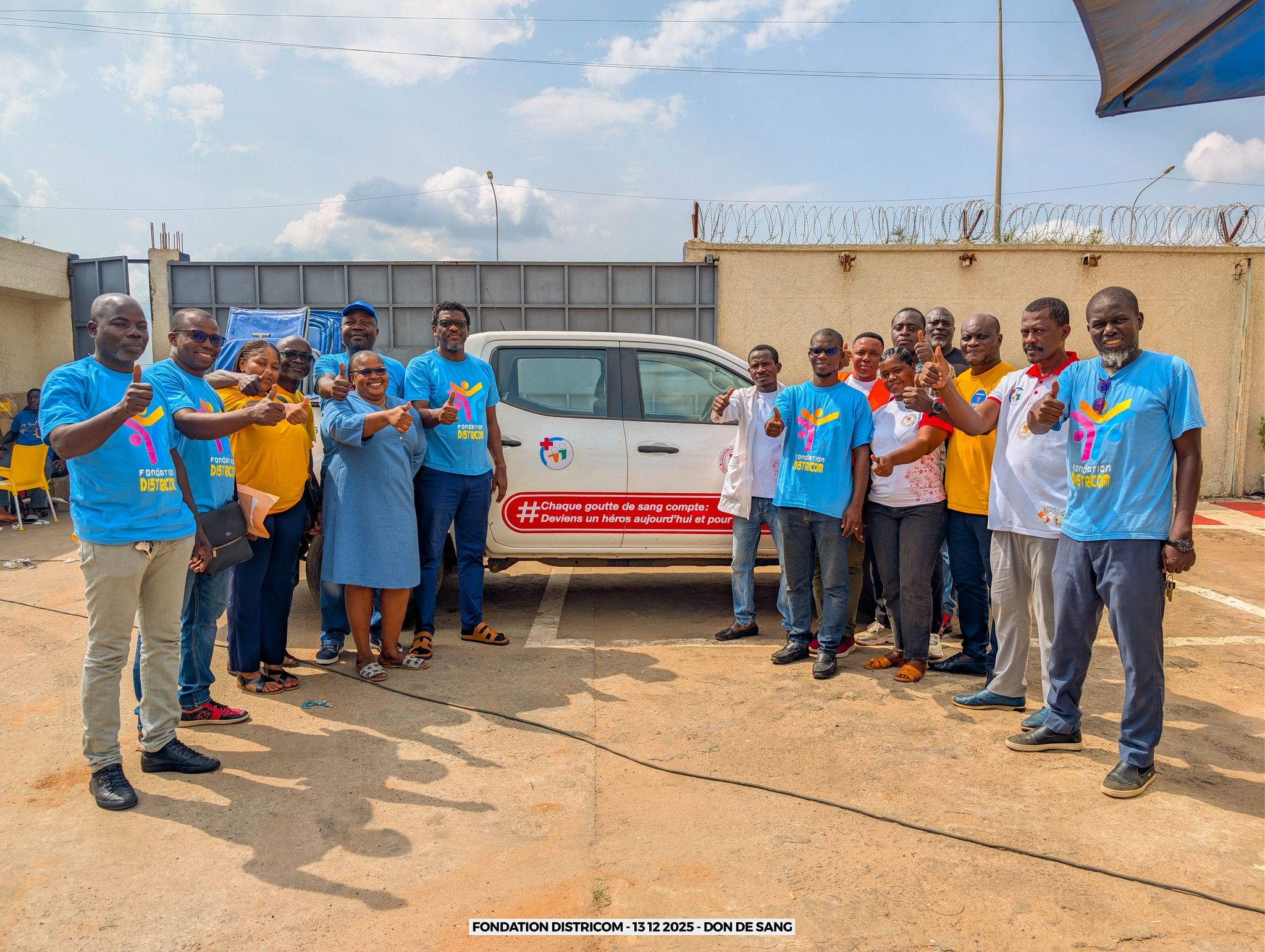 Merci pour la Vie : Mobilisation pour le Don de Sang par la Fondation DISTRICOM